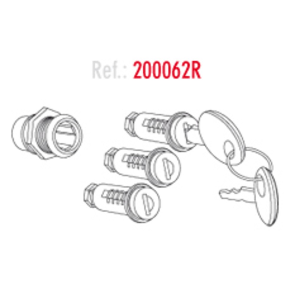 SHAD Replacement Lock And Key - Image 5