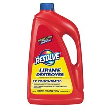 Resolve Urine Destroyer 2X Carpet Stain Cleaner  Odor Remover Steam 60oz