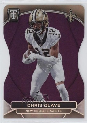 2024 Totally Certified Mirror Platinum Purple Die-Cut 1/75 Chris Olave #65 0q3