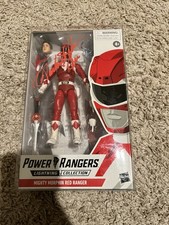 Power Rangers Lightning Collection Signed Mighty Morphin Red Ranger