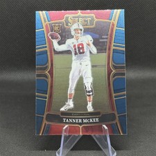 2023 Panini Select Draft Picks #22 Tanner McKee Blue Retail Eagles