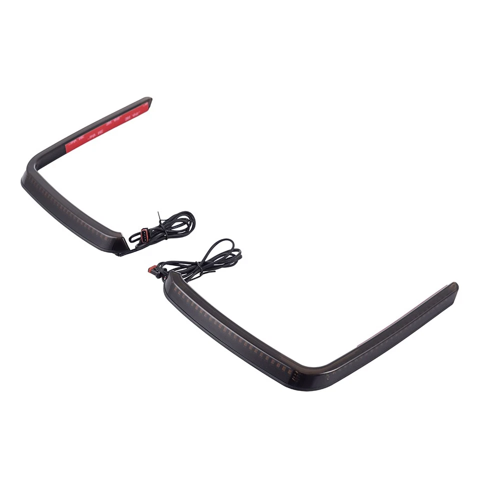 Luces de alforjas de señal de giro rojas secuenciales Hyper LED para '23,5-'25 Foto 2 de 4