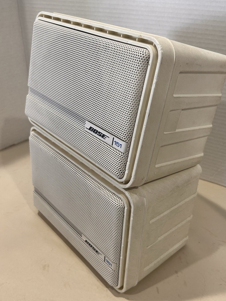 Bose 151 Environmental Speakers Pair White Indoor Outdoor