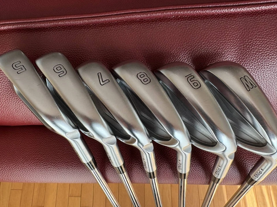 Juego de plancha Ping i210 6 piezas 5-6-7-8-9+PW Black Dot Flex desconocido KBS TOUR 130X DIESTRO Foto 4 de 4