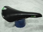 Vetta Saddle SL Titanium Seat Black w/ Green Vintage Racing Made in Italy — photo 2