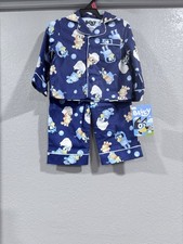 New Bluey long sleeve flame resistant pajamas unisex size 2T new with tag