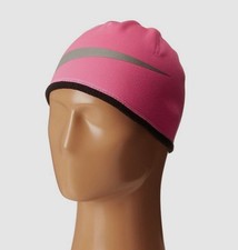 Nike Kids Girls Pink Logo-Print Therma Fit Warm Beanie Hat Size 7/16