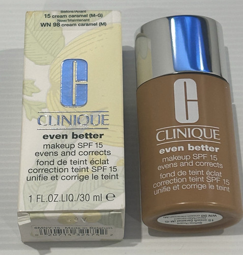 Clinique Even Better Makeup Broad Spectrum SPF 15 WN 98 CREAM CARAMEL 15 MG 30ml - Foto 1 di 3