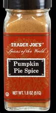 4 Pack Trader Joe's Pumpkin Pie Spice 1.8 Oz Seasonal Limited Edition Fall 2026