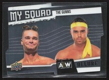 2022 Upper Deck Allure AEW #MC-3 Austin Gunn / Colten Gunn My Squad