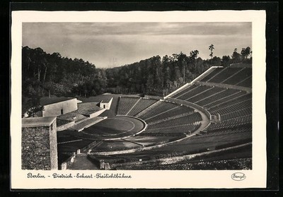 Berlin-Westend, Olympiade 1936, Dietrich-Eckart-Freilichtbühne, Ansichtskarte 