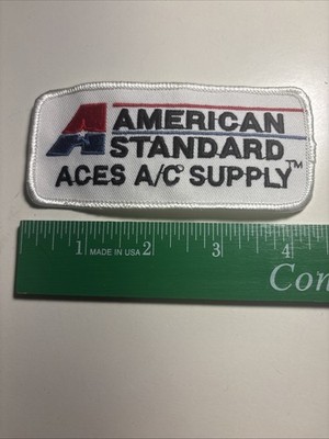 American Standard Aces A/C Supply - Embroidered Sew-On Patch