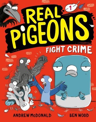 Real Pigeons Fight Crime (Book 1) by Andrew McDonald (English) Paperback Book