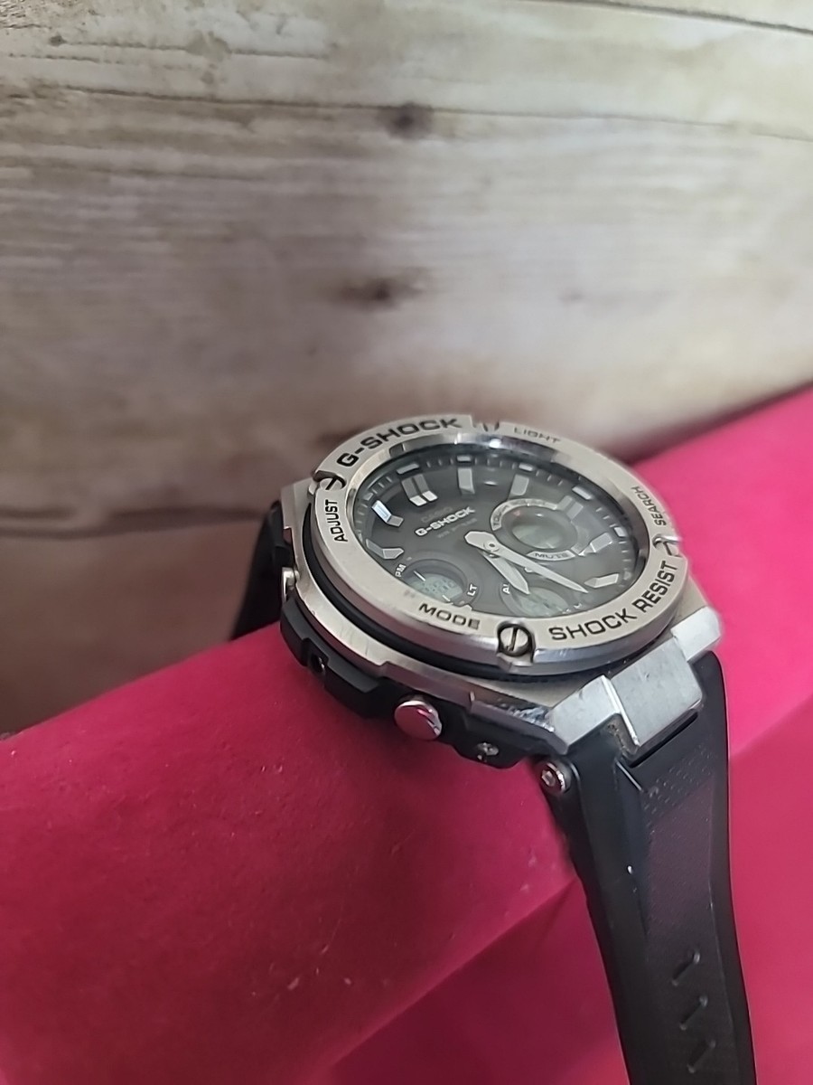 Casio G-Shock 5445 GST-S110 Solar New Battery Installed Works