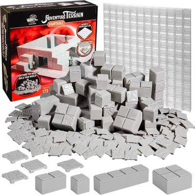 Monster Adventure Terrain 3D Interchangeable Builder System 173pc PAINTABLE