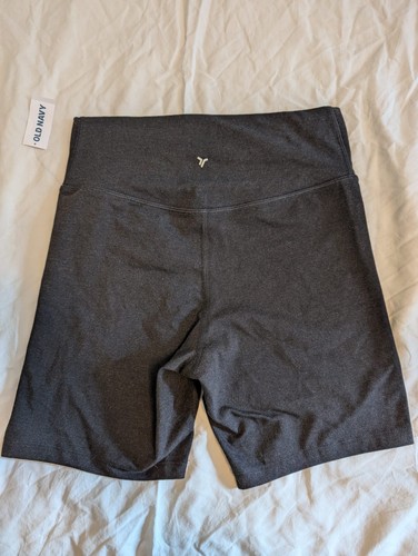 Old Navy Active Women’s Powerchill Extra High Rise Bike Shorts Black Size M NWT - Picture 2 of 14