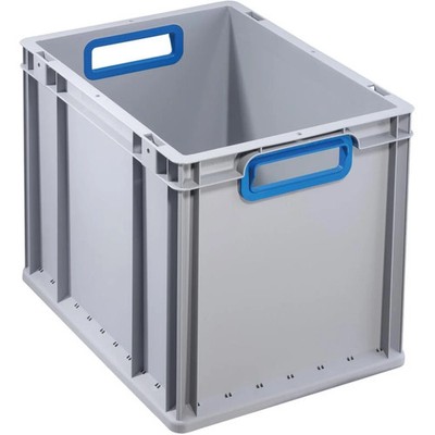 Allit EuroBox 432,400x300x320mmGriffe offen,grau/blau, 9900040894