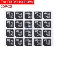 20pcs 480GB SAS 12GB SSD Capacity Sticker For DELL DXD9H X7K8W Tray Caddy Sled