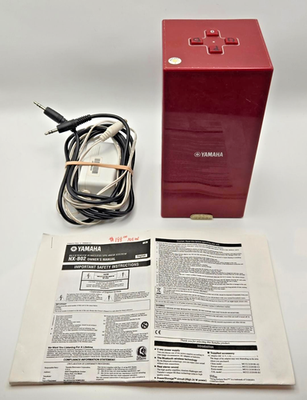 YAMAHA NX-B02 BLUETOOTH WIRELESS/WIRED SPEAKER SYSTEM-RED