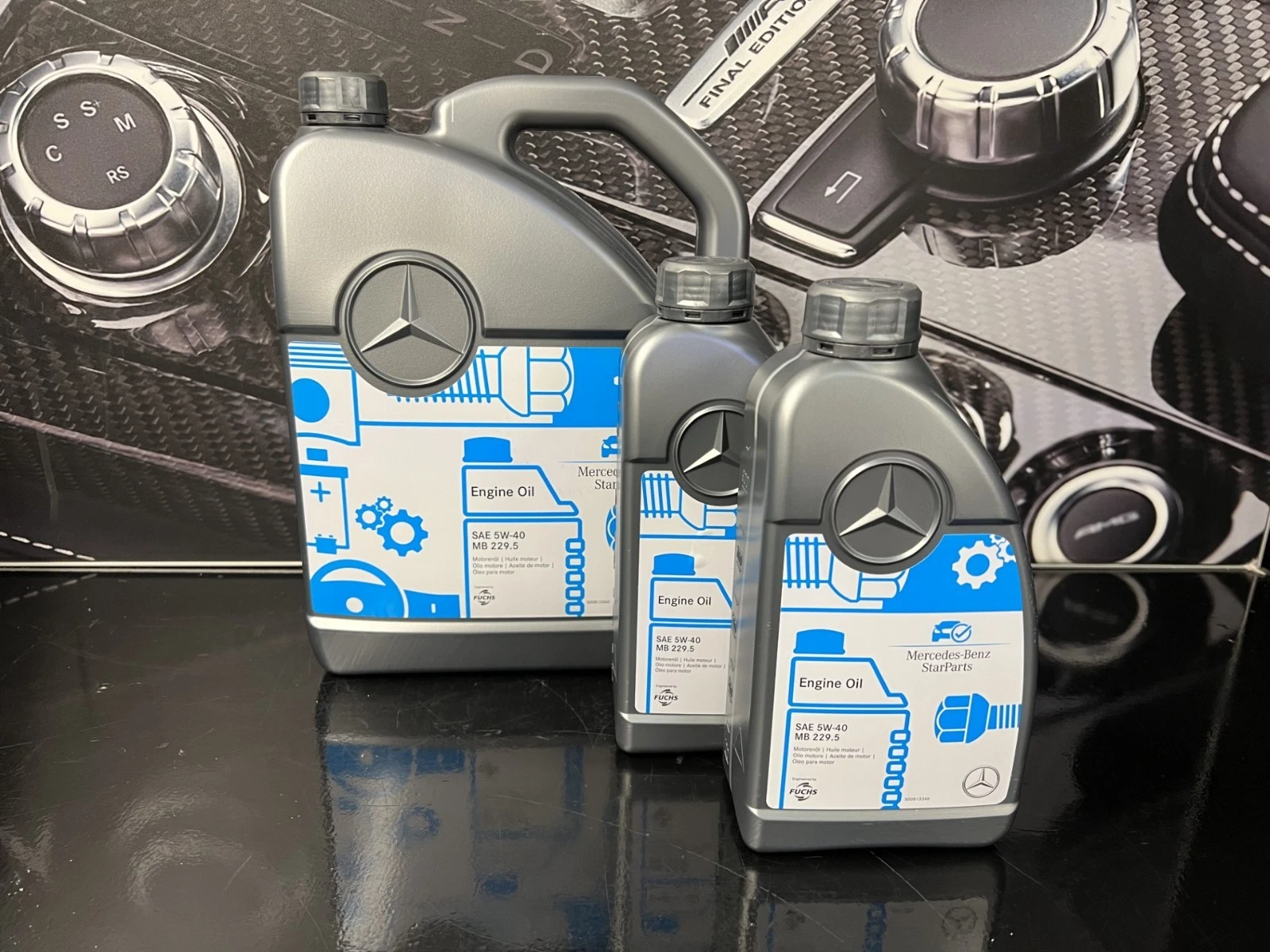 Mercedes-Benz Genuine Engine Oil６本 Mercedes-Benz Genuine Engine Oil6本 Mercedes-Benz Genuine
