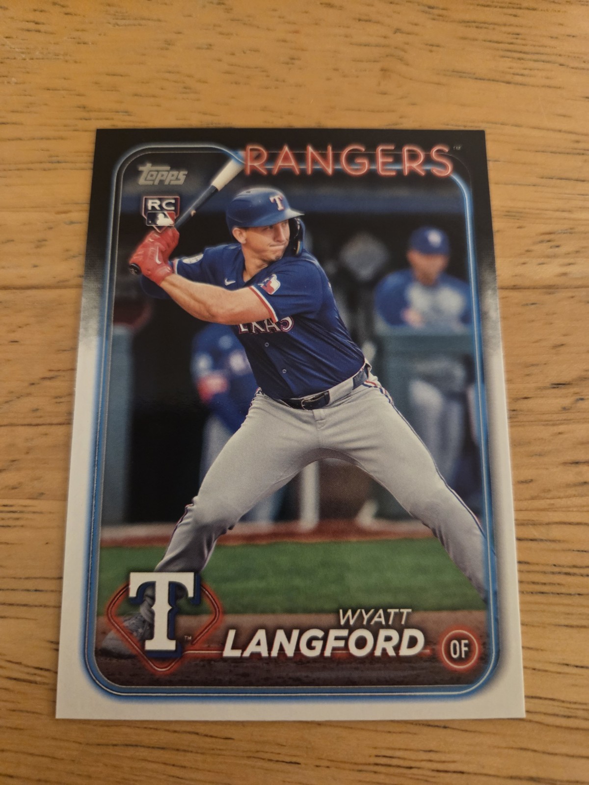 2024 Topps Update #US151 Wyatt Langford RC Rangers
