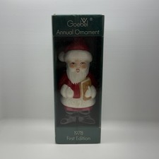 1978 First Edition Goebel Annual Ornament - Santa Claus