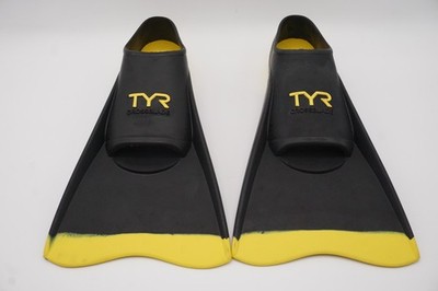 TYR Cross Blade Swim Fins 2.0 Mens 5-7 Womens 6.5-8.5 Black and Yellow