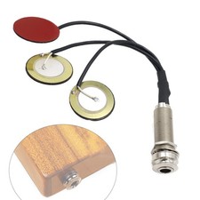 Cheerock Piezo Pickup Transducer 3-in-1 Contact Preamp 1/4 Inch for Kalimba