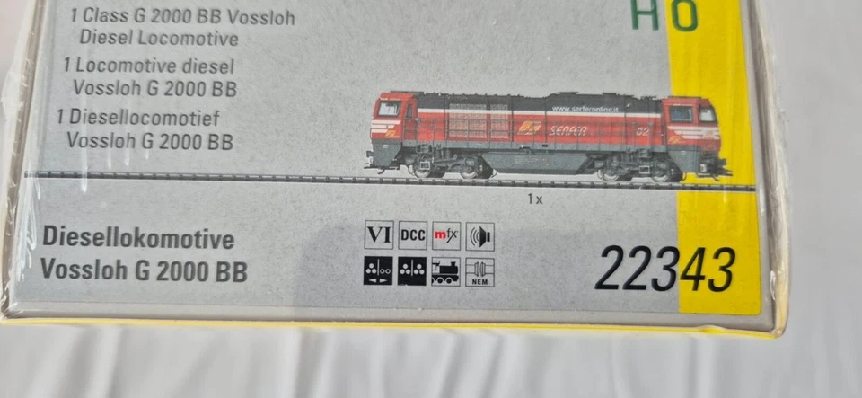 TRIX H0 22343 Diesellok Vossloh G 2000 BB der SERFER NEU - Bild 2 von 4
