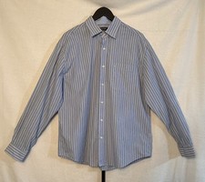 Nautica Classic Fit Long Sleeve Button Down Shirt Men's Size 16.5 34/35 Used