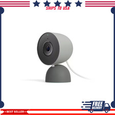 Nest Indoor Security Camera, Wired, 3rd gen 2K video with HDR in Hazel Finish.