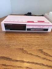 Rare Vintage  Pink Timetec AM/FM Alarm Radio, made in Japan