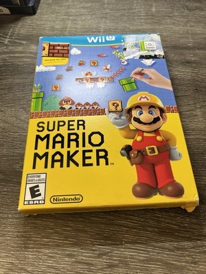 Super Mario Maker Wii U CIB Complete w/ Idea Book Tested Working