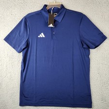 Adidas Polo Shirt Mens Medium Blue ULT365 Golf Sample Performance JM5226