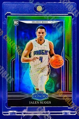 Jalen Suggs RC ROOKIE HONORS GREEN REFRACTOR PANINI ORLANDO MAGIC MINT