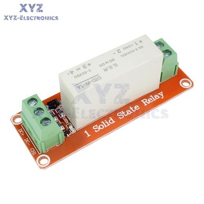 DC 1-Channel SSR Solid State Relay High-low Trigger 5A 5v 12v For   3-32V *rr