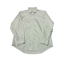 Brooks Brothers Original Polo Shirt Light Green Regular Fit Non Iron Cotton M