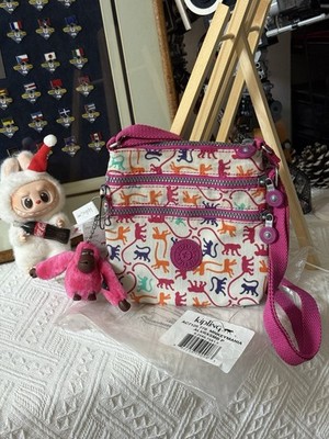 NWT  kipling ALVAR EXTRA SMALL MINI BAG mnkeymania ac7125 778