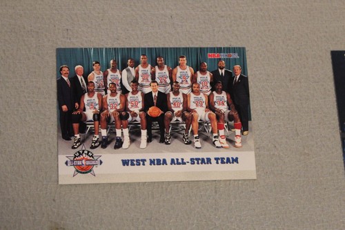 West NBA All-Star Team #282 1993 Hoops card