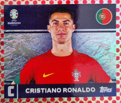 Topps UEFA EURO 2024 Sticker Germany - EURO BORDER ROT PARALLEL Auswahl/Choose