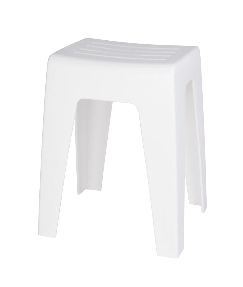 WENKO Bad Hocker KUMBA Dusch Sitz Badezimmer Gäste WC Ablagen Haushalt Design - Bild 2 von 4
