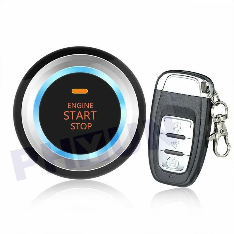 Car One Key Start Alarm System Security Alarm Ignition Engine Start Push Button - Image 4 of 4