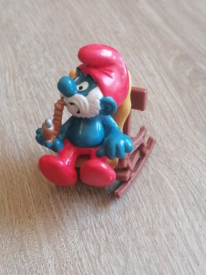schlumpf smurf schlumpf: PAPY SCHLUMPF RAUCHT SEINE PFEIFE 