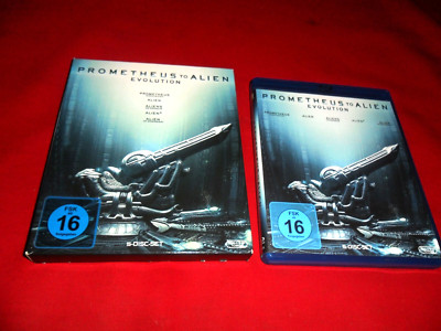 5 Blu-ray - Prometheus to Alien Evolution - komplette Alien Saga ( sehr gut )