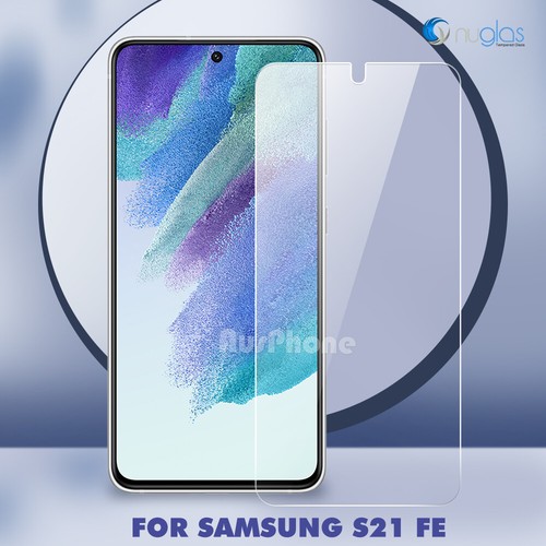 For Samsung Galaxy S21 FE 5G NUGLAS Full Tempered Glass Screen Protector Clear - Picture 10 of 10