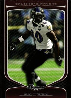 2009 Bowman Draft Picks #92 Ed Reed Baltimore Ravens HOF NrMt Free ...