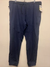 All in motion men’s fleece jogger pants, XL, blue NWT