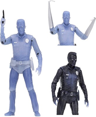 NECA Terminator 2 T-1000 フィギュア NECA Terminator 2 White Hot T-1000 With Interchangable Arms Action