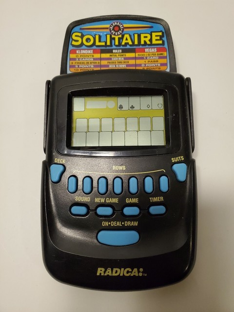 radica handheld solitaire game