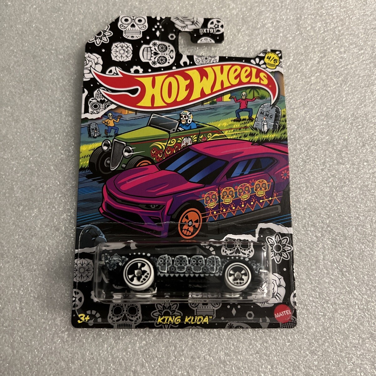 Hot Wheels King Kuda Black #4/5 Halloween 2021 New On Card B38 | eBay